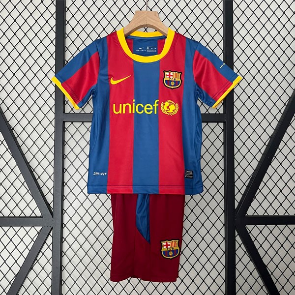 Camiseta Barcelona Replica Primera Ropa Retro Niño 2010 2011